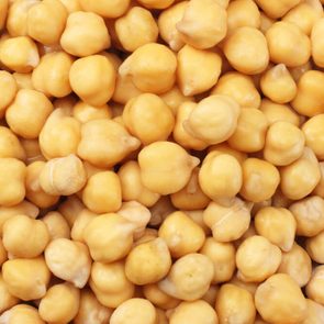 healthy food. chickpeas background. chickpeas texture. macro. top view