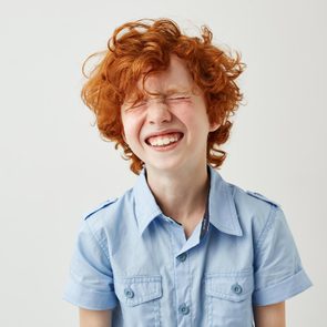 child laughing