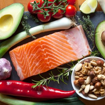 Foods Items High in Healthy Omega-3 Fats.