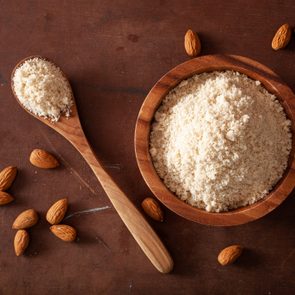 almond flour. healthy ingredient for keto paleo gluten-free diet